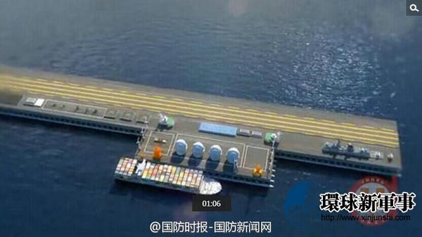 中国50万吨超级巨型航母曝光 可载200架战机